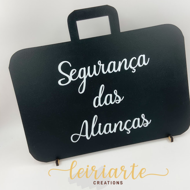 Placa Personalizada Formato Mala