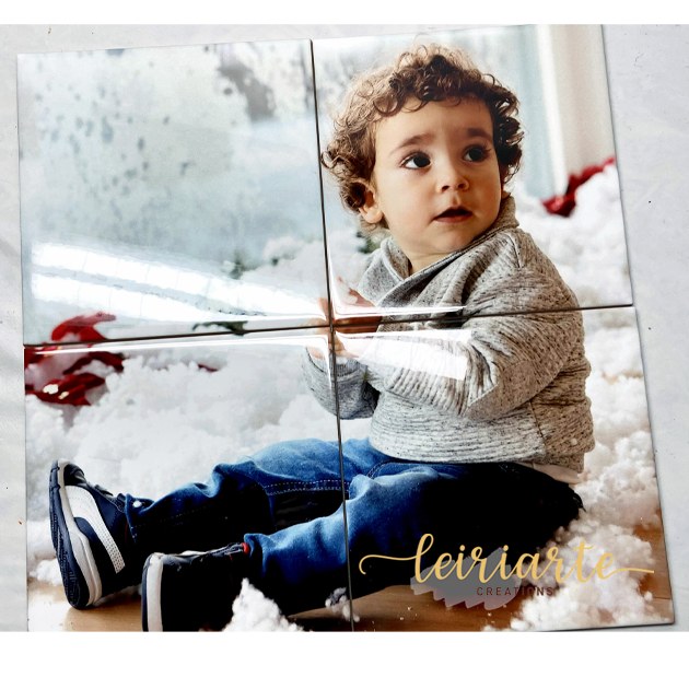 Azulejos Personalizados com Foto - Painel de 4