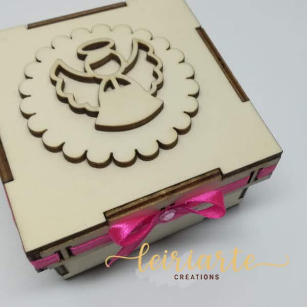 Caixa em Choupo personalizada - Mod. Anjo 2 Caixa em Choupo personalizada - Mod. Anjo - Image 2