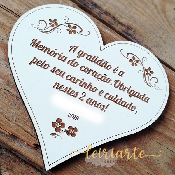 Íman Personalizado Formato Coração 3 Íman Personalizado Formato Coração - Image 3