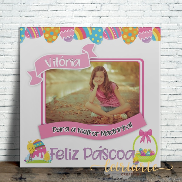 Azulejo Personalizado PARA A MELHOR MADRINHA/AFILHADA