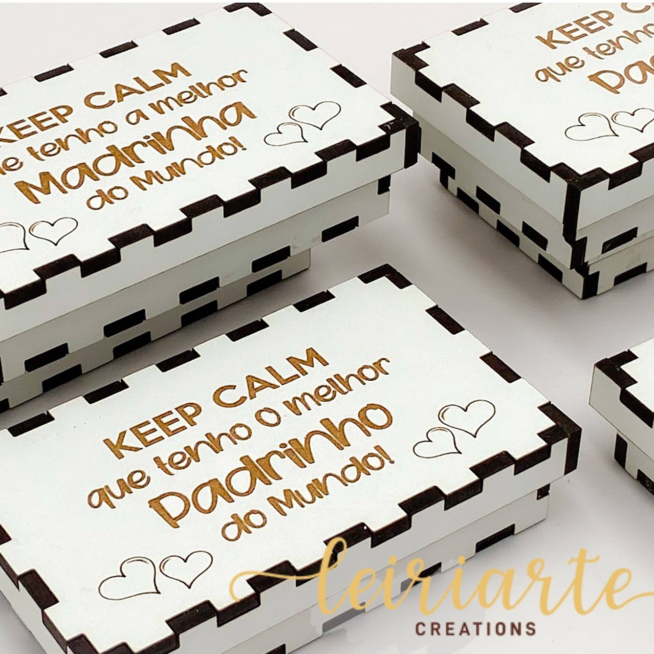 Mini Caixa Personalizada em Branco com gravação 4 Mini Caixa Personalizada em Branco com gravação - Image 4