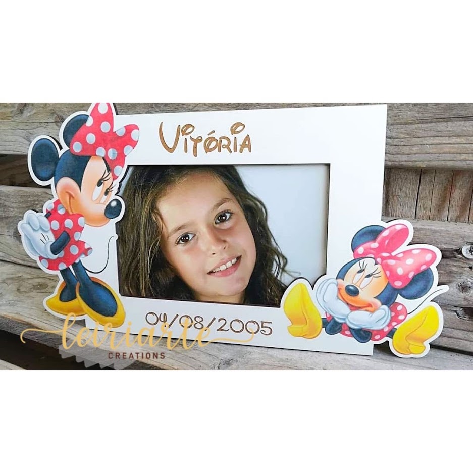 Moldura Colorida da "Minnie de Vermelho" 2 Moldura Colorida da "Minnie de Vermelho" - Image 2