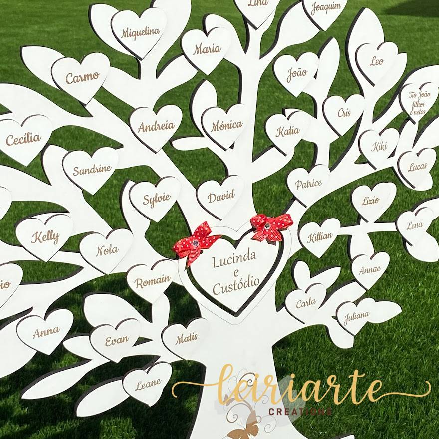 Árvore personalizada com Corações - Mod. 2 2 Árvore personalizada com Corações - Mod. 2 - Image 2
