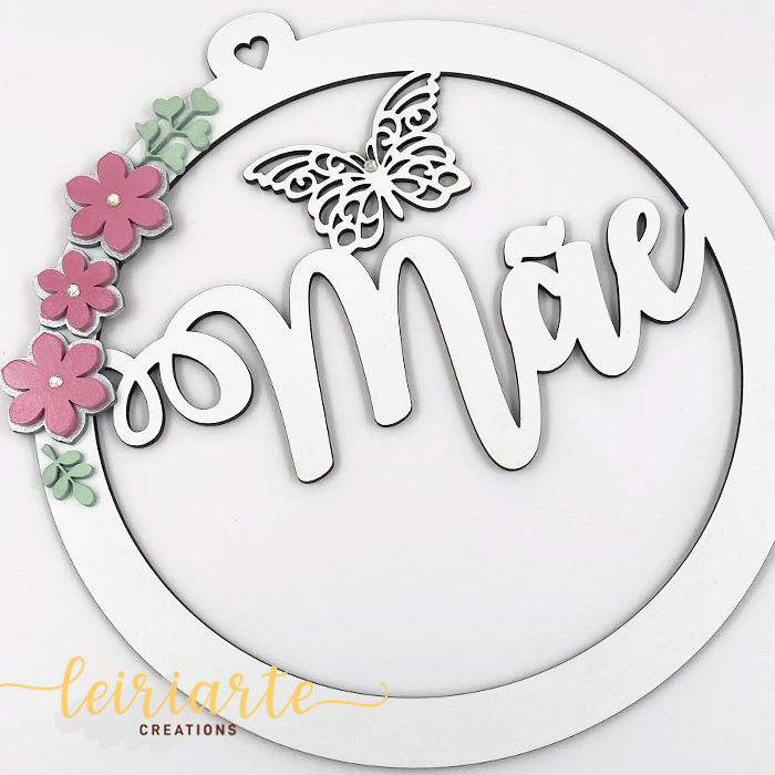 Caça Sonhos Personalizado com Flores 2 Caça Sonhos Personalizado com Flores - Image 2