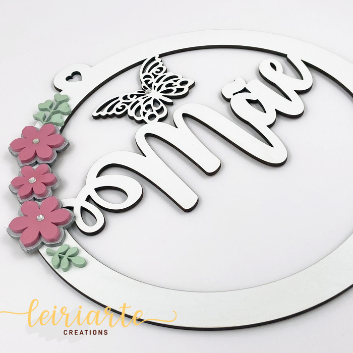 Caça Sonhos Personalizado com Flores