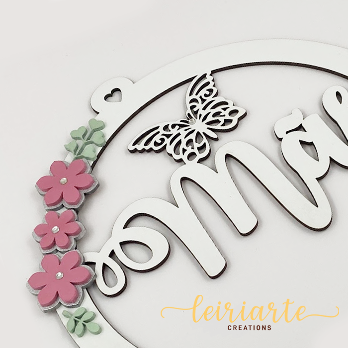 Caça Sonhos Personalizado com Flores 3 Caça Sonhos Personalizado com Flores - Image 3