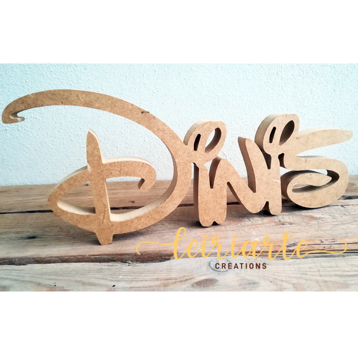 Nome Personalizado - Mod. Disney Crú