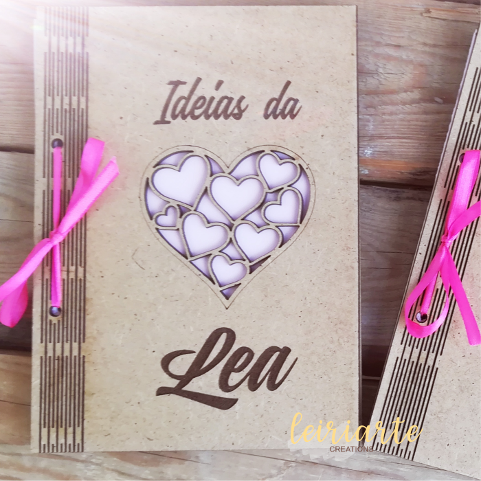 Caderno "Coração" Personalizado 4 Caderno "Coração" Personalizado - Image 4