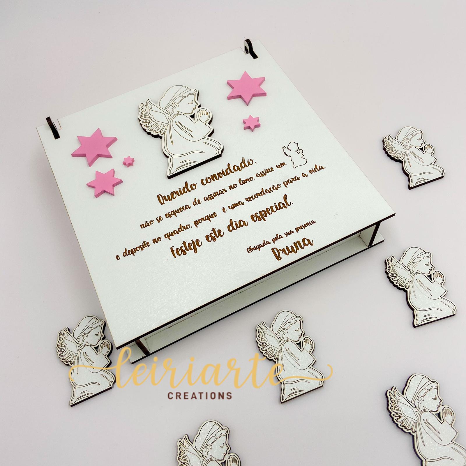 Caixa Personalizada "Anjinha" 1 Caixa Personalizada "Anjinha"