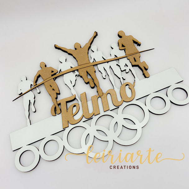 Porta Medalhas Personalizado - Atletismo