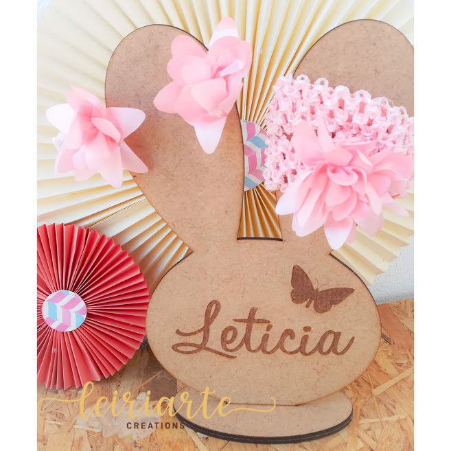 Porta Laços/Fitas Cabelo "Coelhinha"