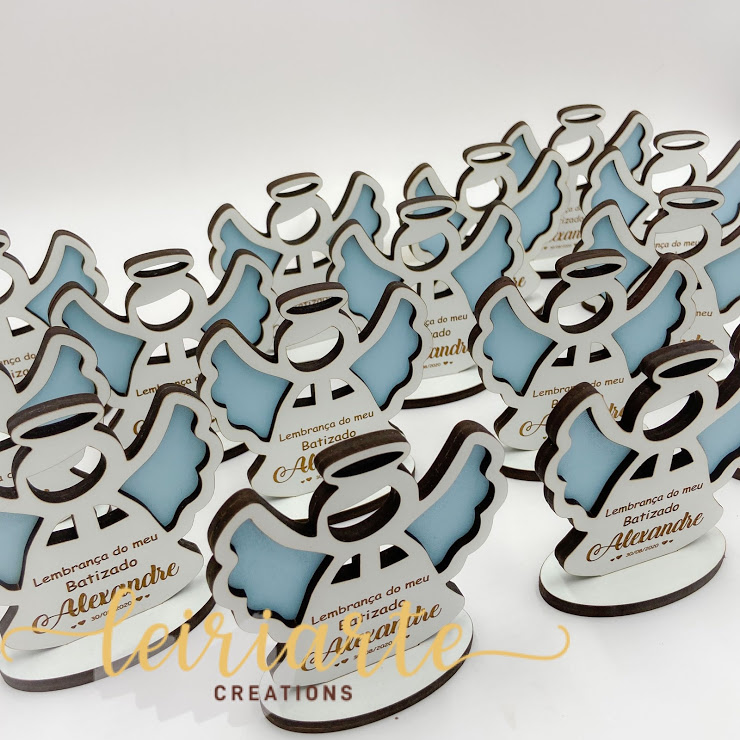Lembrança Anjo Personalizado - AZUL 6 Lembrança Anjo Personalizado - AZUL - Image 6