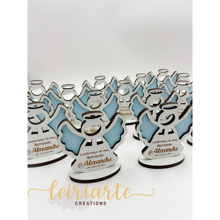 Lembrança Anjo Personalizado - AZUL 7 Lembrança Anjo Personalizado - AZUL - Image 7