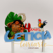 Topo de Bolo Personalizado "Vaiana" 3 Topo de Bolo Personalizado "Vaiana" - Image 3