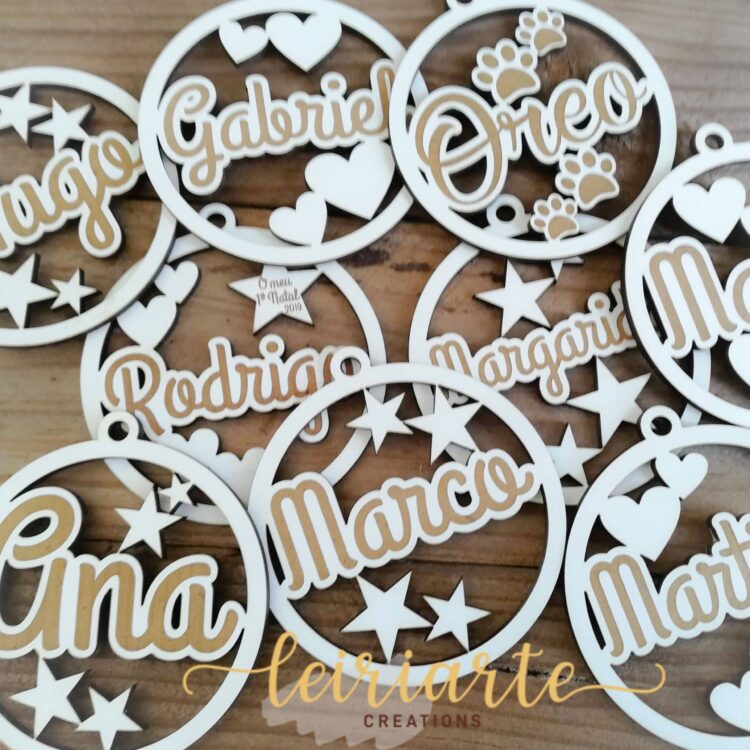 Bolas de Natal Personalizadas - 10 cm - MOD 1