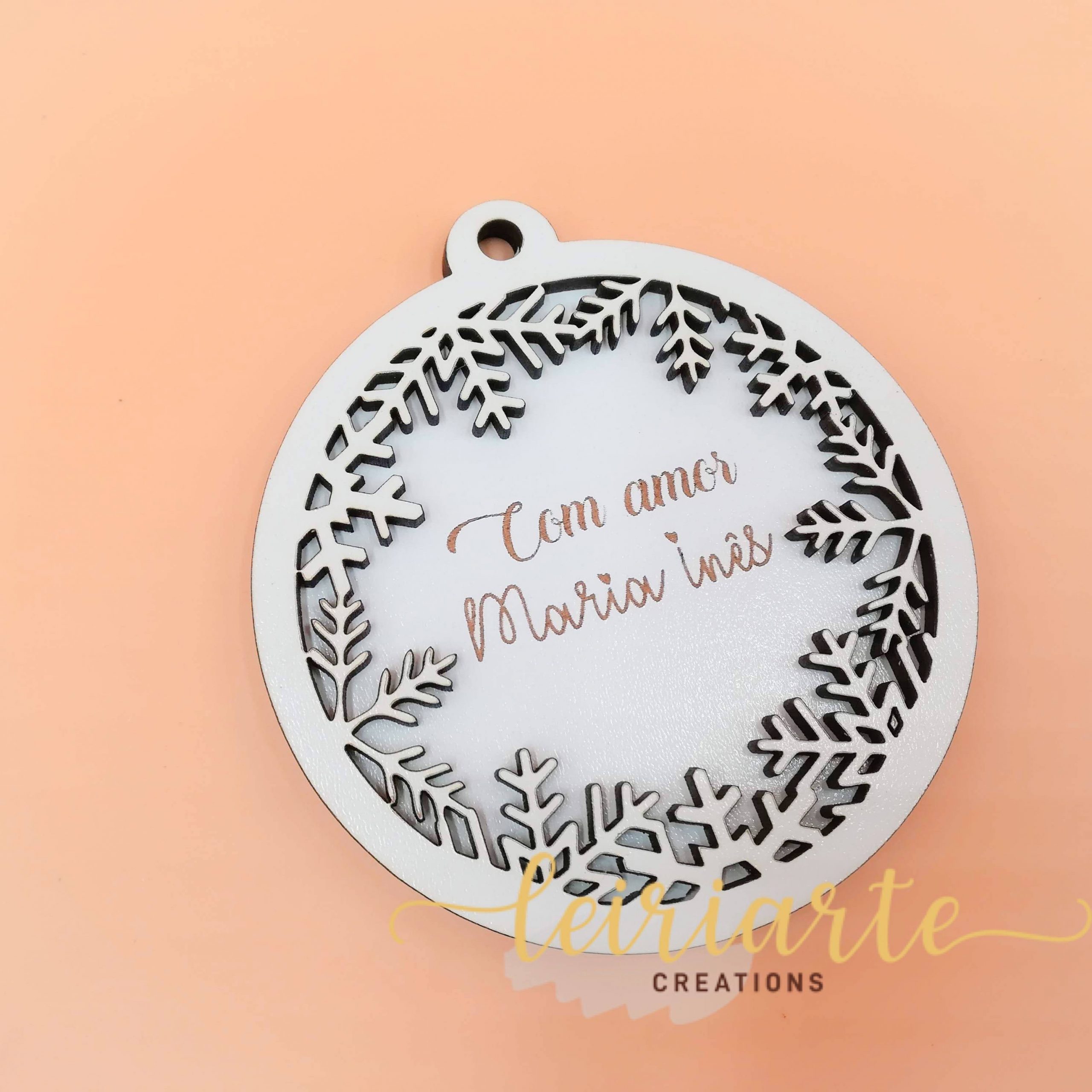 Bolas de Natal Personalizadas -8 cm - Duplas 2 Bolas de Natal Personalizadas -8 cm - Duplas - Image 2
