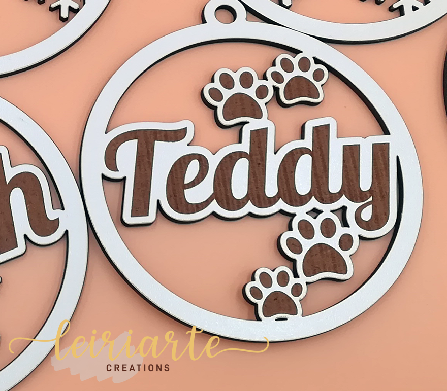 Bolas de Natal Personalizadas - 10 cm - ANIMAIS 1 Bolas de Natal Personalizadas - 10 cm - ANIMAIS