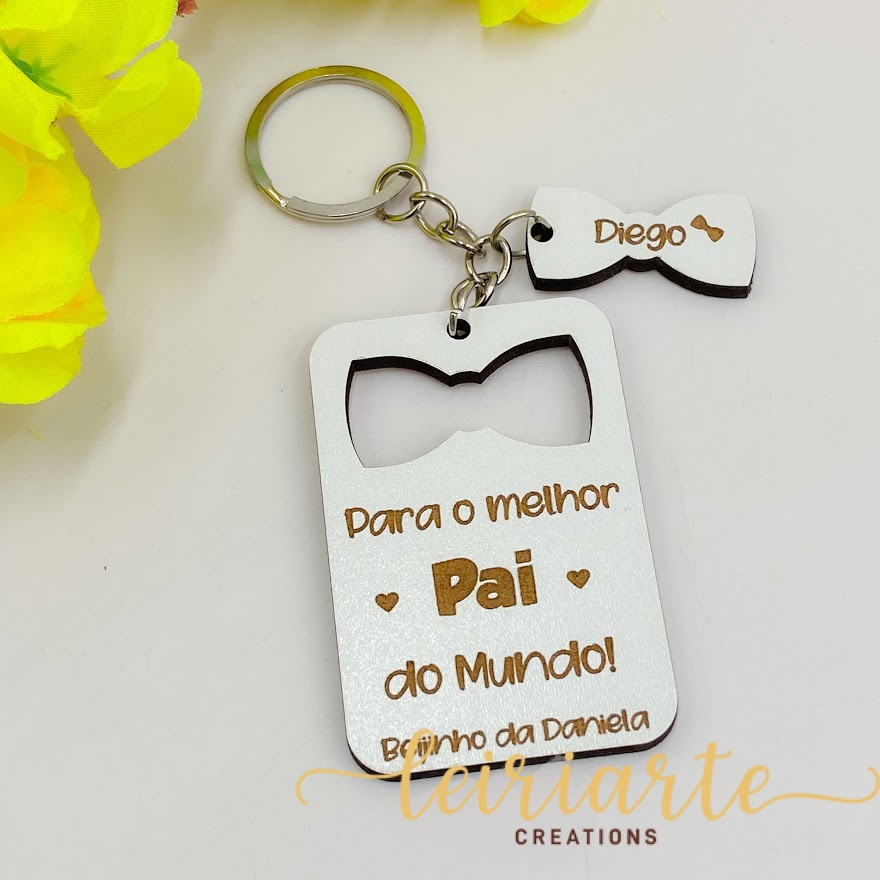 Porta-Chaves Personalizado "PAI" 5 Porta-Chaves Personalizado "PAI" - Image 5