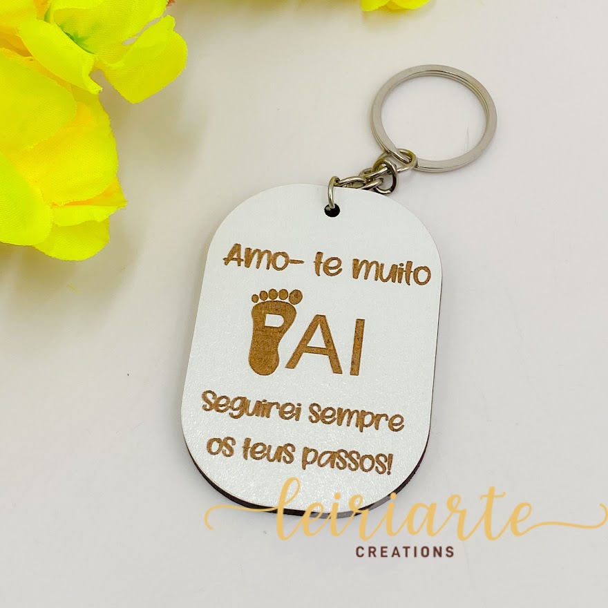 Porta-Chaves Personalizado "PAI" 4 Porta-Chaves Personalizado "PAI" - Image 4