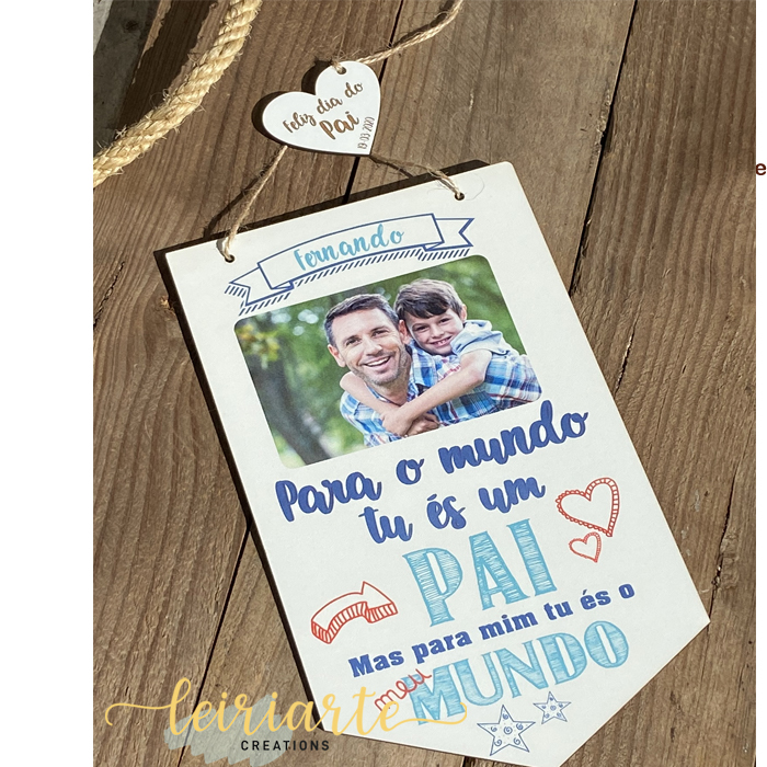 Bandeirola Colorida e Personalizada - Dia Do Pai