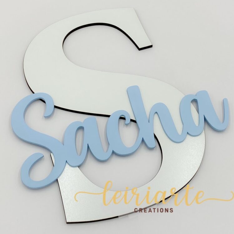 Inicial com nome Personalizado - PAREDE