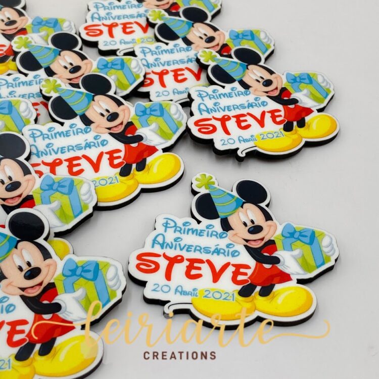 Íman Colorido Mickey Aniversário
