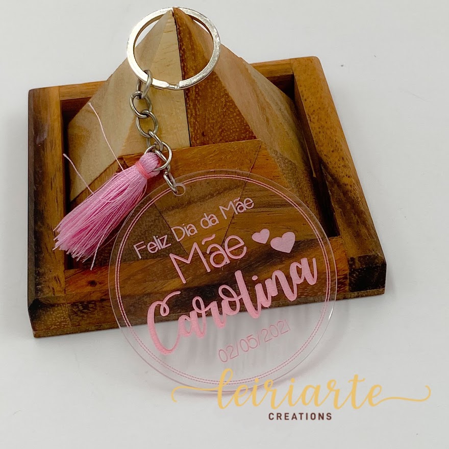 Porta Chaves Personalizado em Acrílico 1 Porta Chaves Personalizado em Acrílico
