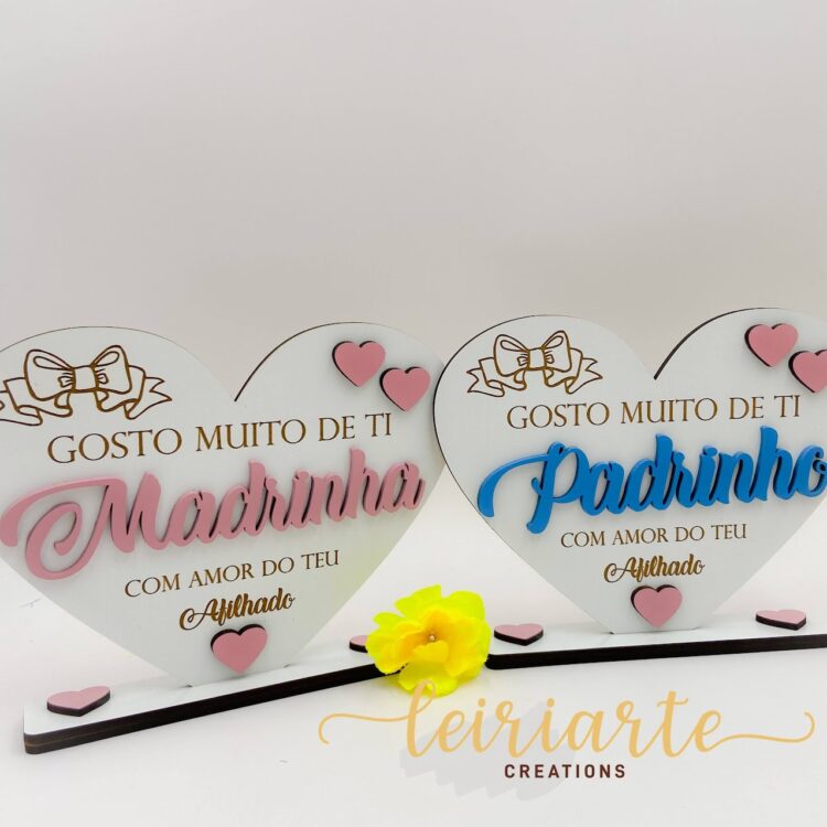 Troféu Coração Personalizado