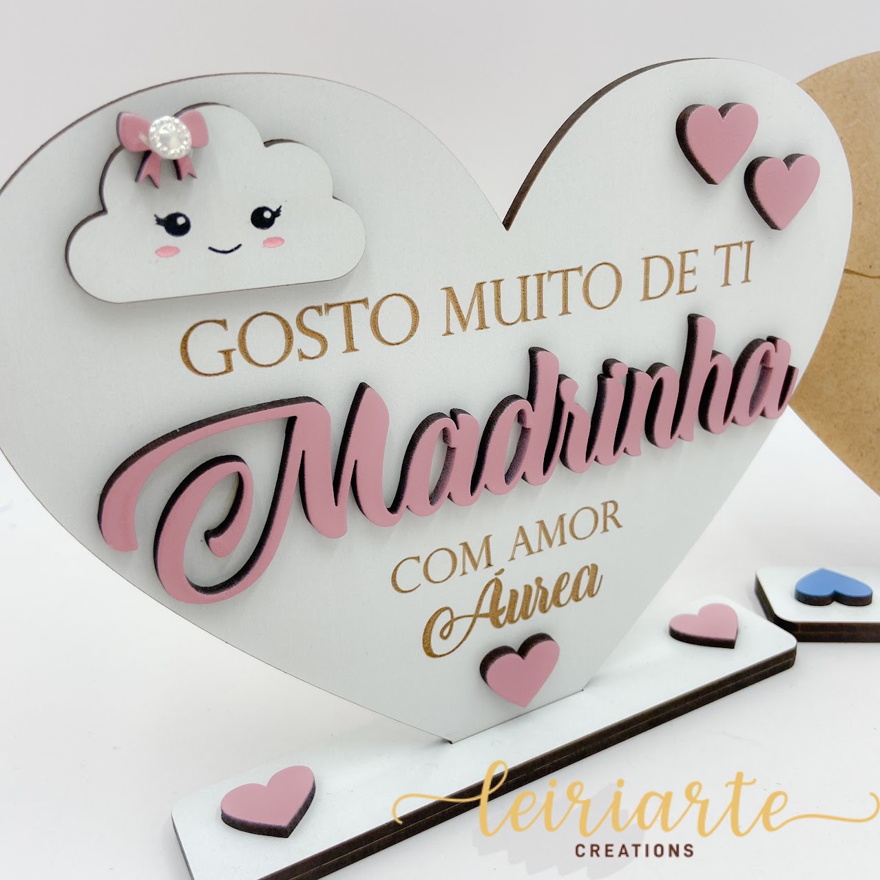 Troféu Coração Personalizado 5 Troféu Coração Personalizado - Image 5