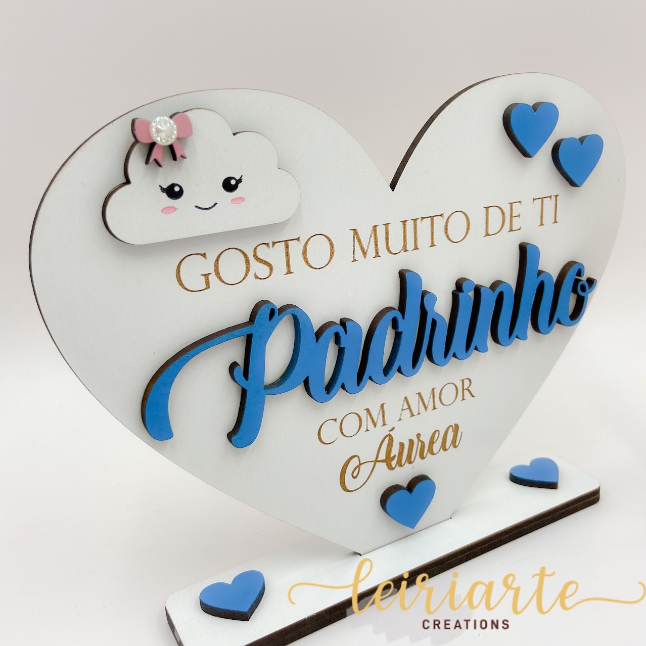 Troféu Coração Personalizado 6 Troféu Coração Personalizado - Image 6