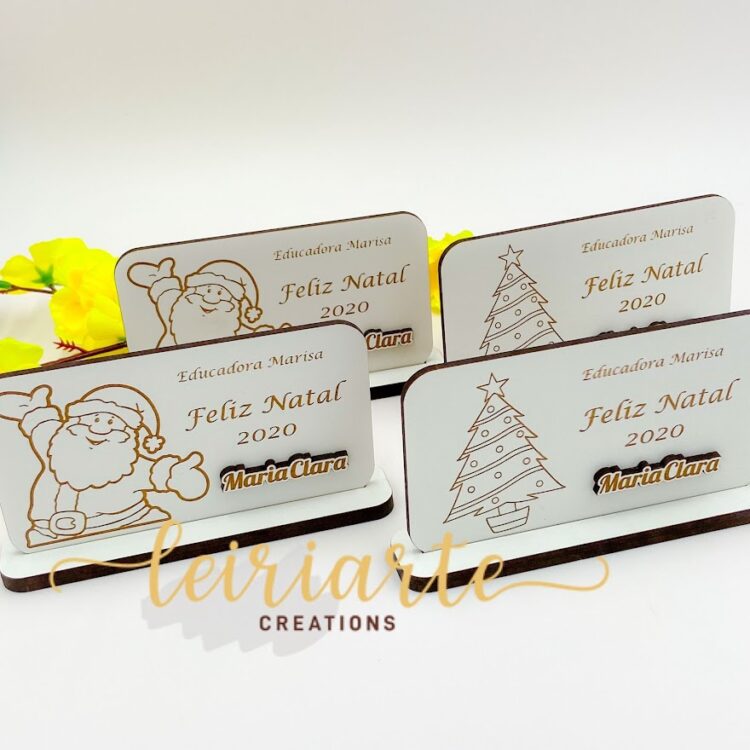 Mini Placa Personalizada - NATAL