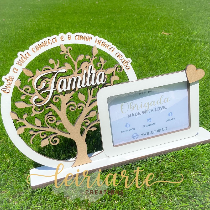 Moldura Personalizada "Família" com Árvore da Vida 3 Moldura Personalizada "Família" com Árvore da Vida - Image 3