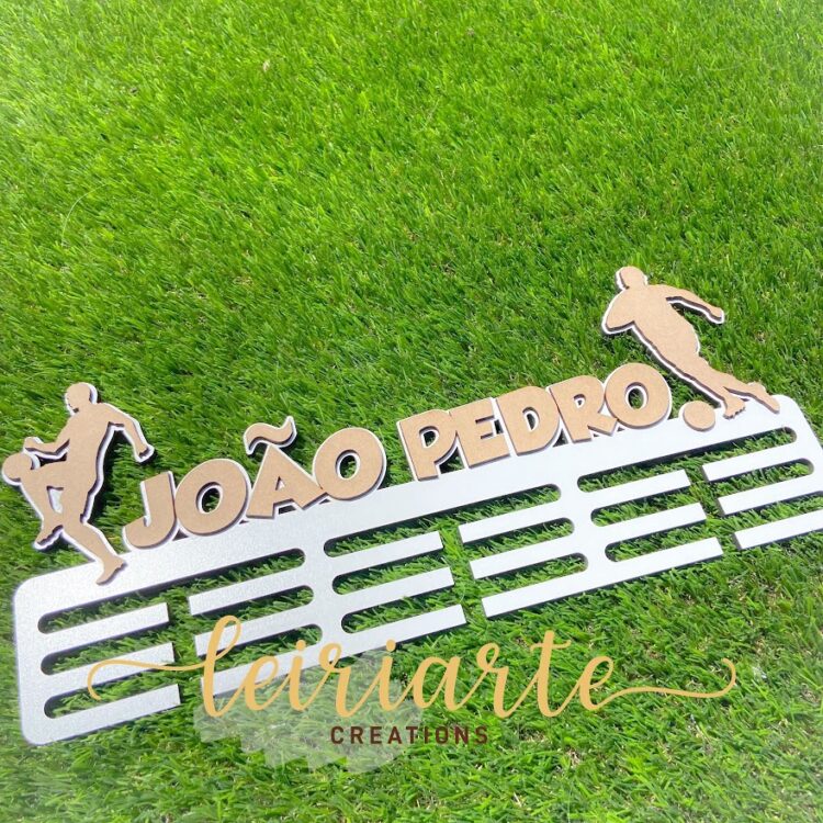 Porta Medalhas Personalizado - Futebol Mod. 1