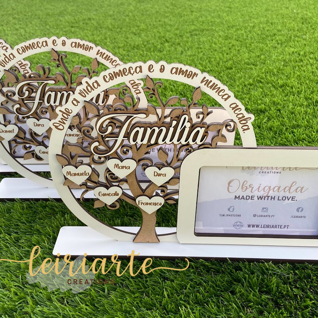 Moldura Personalizada "Família" com Árvore da Vida 4 Moldura Personalizada "Família" com Árvore da Vida - Image 4