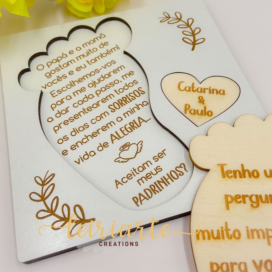 Convite Personalizado Pezinho 3 Convite Personalizado Pezinho - Image 3