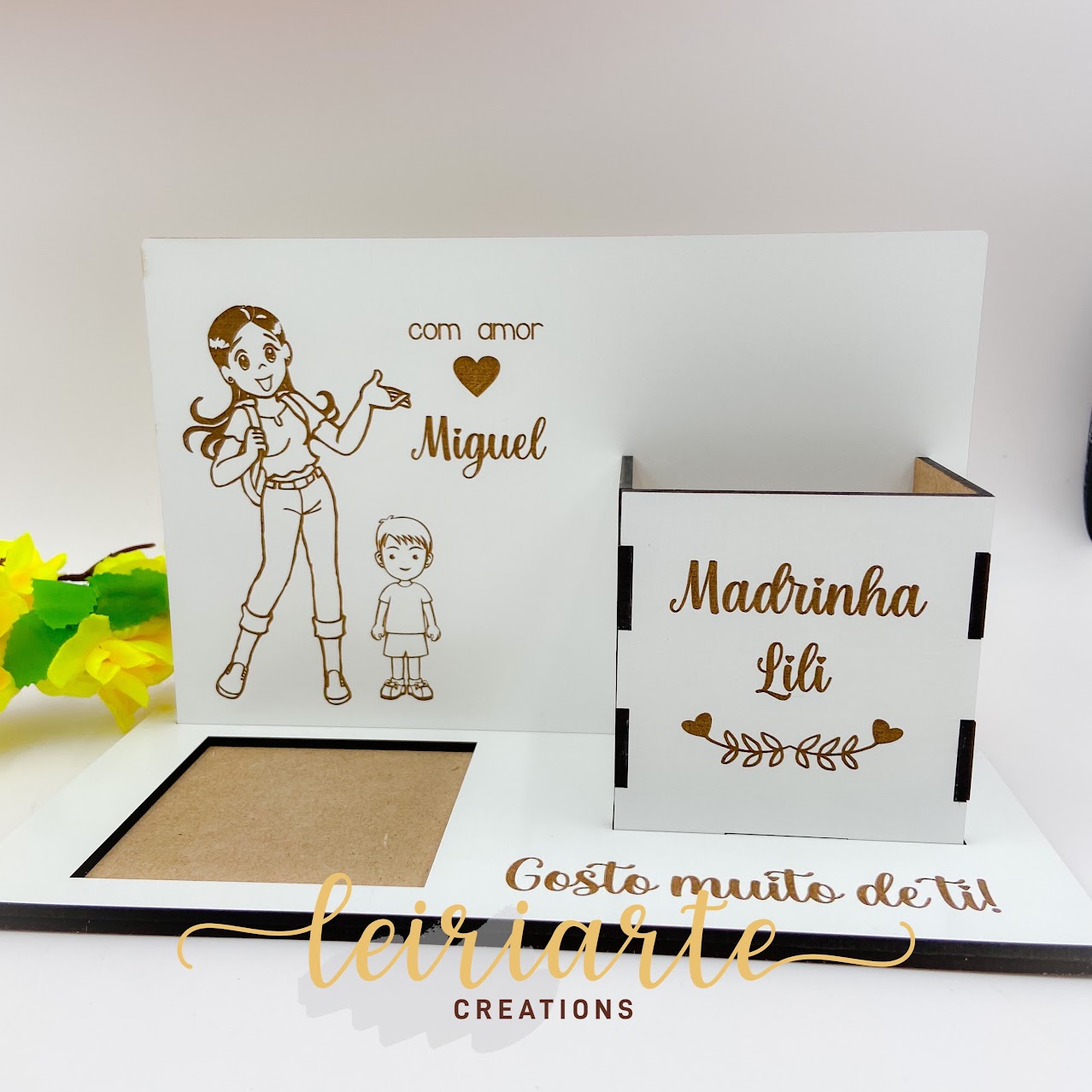 Suporte de Canetas Personalizado para Secretária 2 Suporte de Canetas Personalizado para Secretária - Image 2