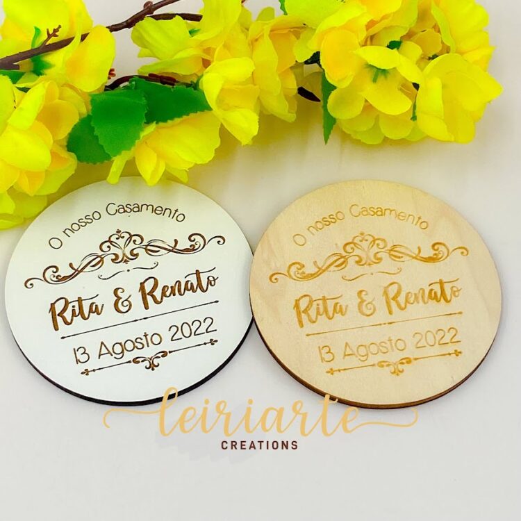 Bases de Copos Personalizadas para Casamento