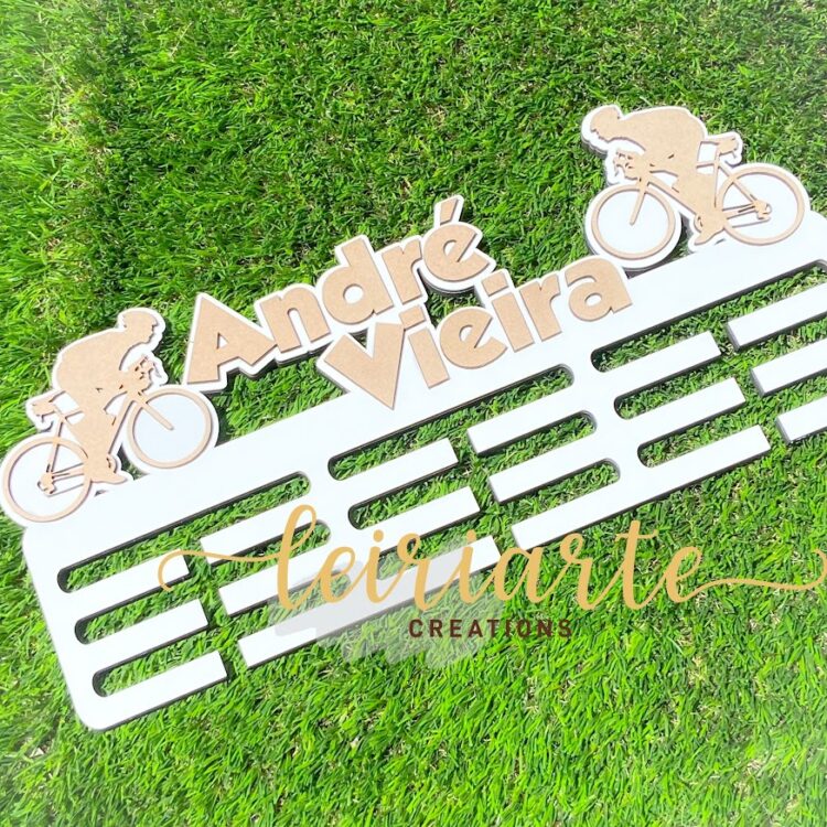 Porta Medalhas Personalizado - Ciclismo Mod.2