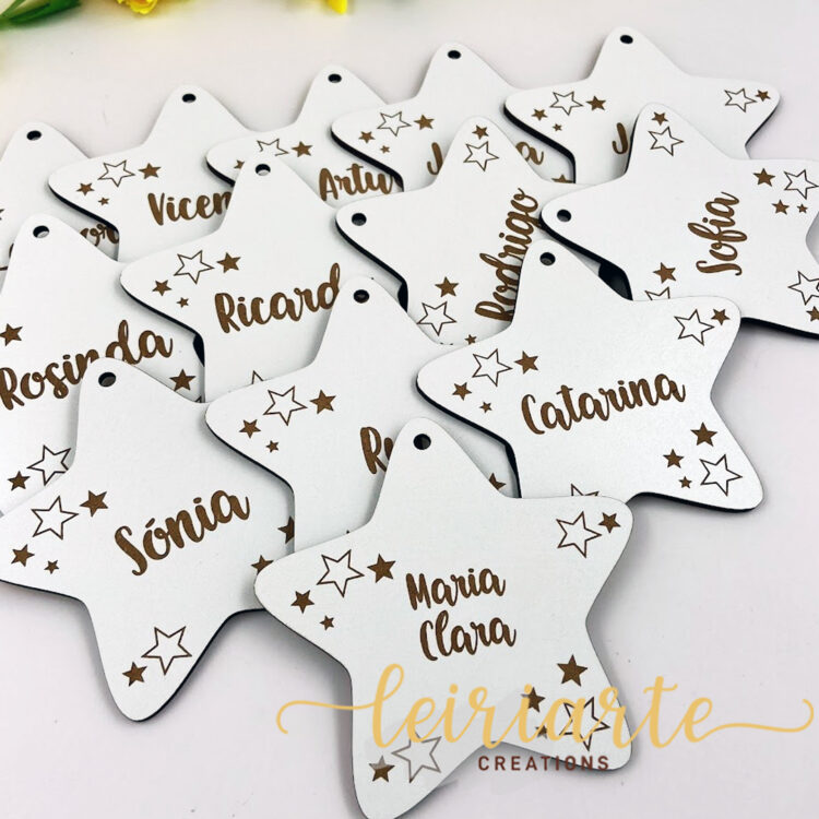 Estrelas de Natal Personalizadas - Mod.1