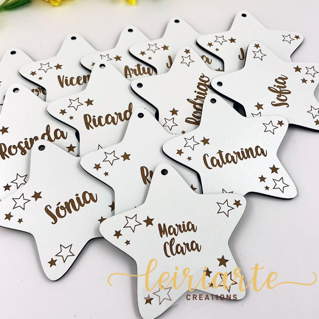 Estrelas de Natal Personalizadas - Mod.1 1 Estrelas de Natal Personalizadas - Mod.1