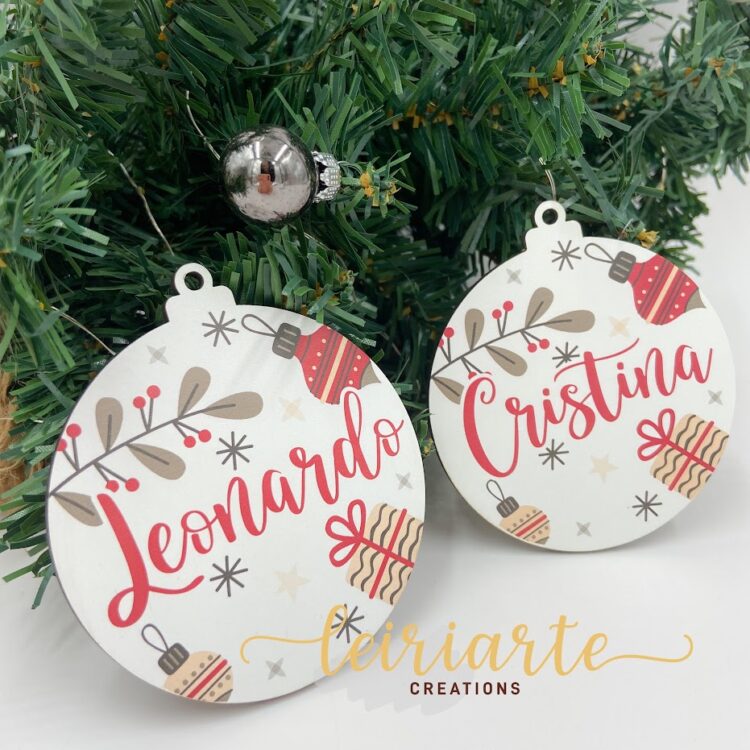 Bolas de Natal Personalizadas a Cores Mod. 1