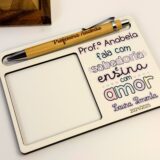 Porta Bloco com Caneta Personalizado
