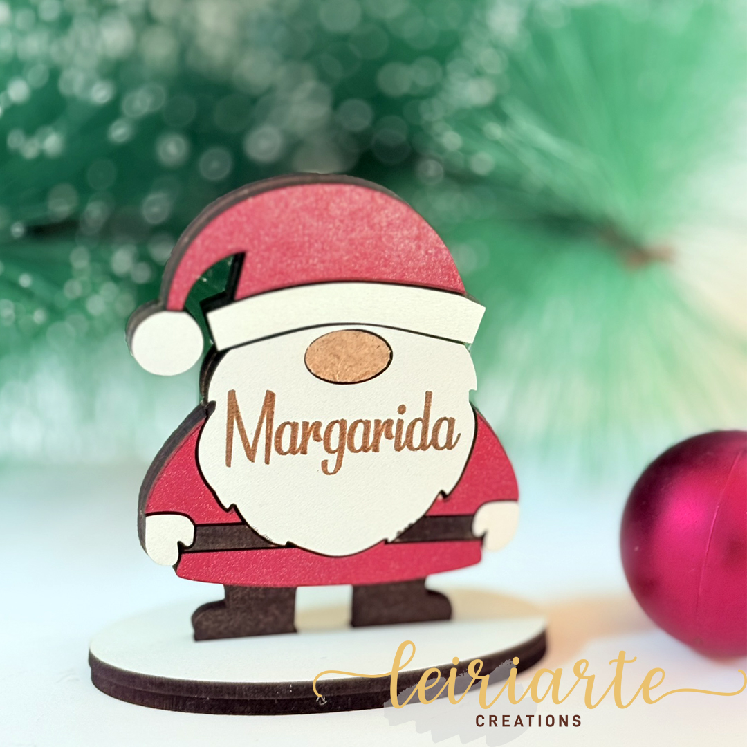 Marcador de mesa Pai Natal 2 Marcador de mesa Pai Natal - Image 2