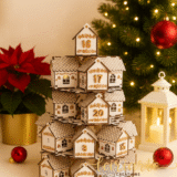 Calendário do Advento Casinhas de Natal