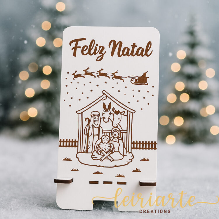 Suporte de Telemóvel Natal