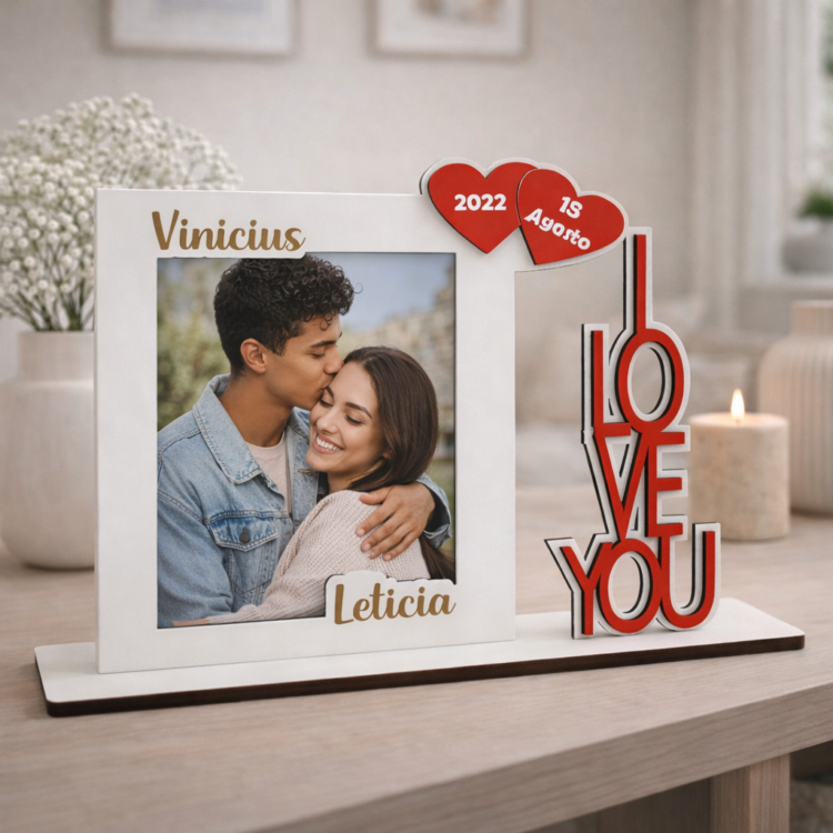 Moldura Personalizada Love You